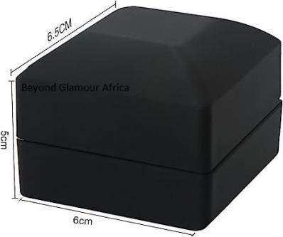 Black Square LED Ring Box in Kikuyu - Image 3