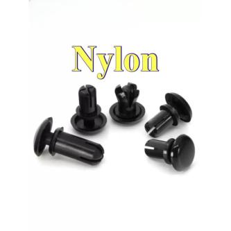 Black/white nylon rivets R-type rivets Plastic press-type … in Singapore - Image 1