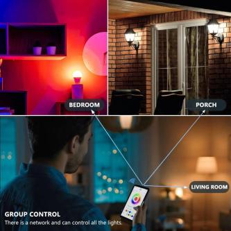 Bluetooth Smart LED Bulb 15W 220V Smart Light Dimmable RGB … in Singapore - Image 1