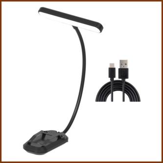 Book Clip Light Clamp LED Rechargeable Reading Lamp Clamp … in Singapore - Image 1