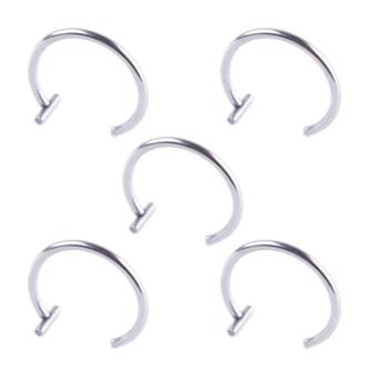 Boom 5 Pcs Fake Piercing Stud Set Ear Lip Nose Rings Fake … in North-Eastern Islands - Image 1