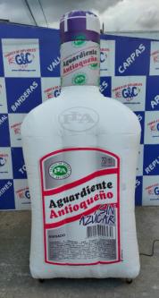 Botellas inflables personalizadas- somos fabricantes en Quito - Imagen 2