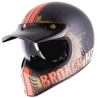 Broken Head Retro Helm Rusty Rider Orange in Wolfsberg - Bild 1