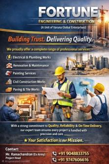 Building Trust Delivering Quaity Fortune Engineering & Construct in Palakkad - Image 1