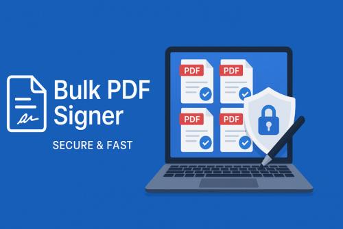 Bulk PDF Signing Software | Digital Signature Tool in Port Blair - Image 1