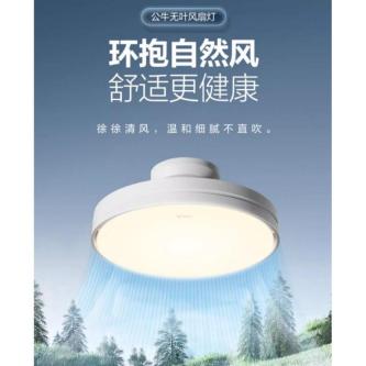 Bull Leafless Fan Lamp Ceiling Lamp Invisible Ceiling Fan … in Singapore - Image 1