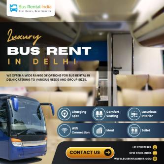 Bus on Rent in Delhi | Luxury & Budget Bus Booking – Bus Rental in Daryaganj - Image 1