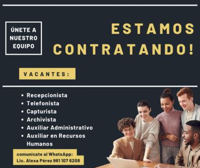 Busco Secretaria en Tuxtla Gutiérrez - Imagen 1