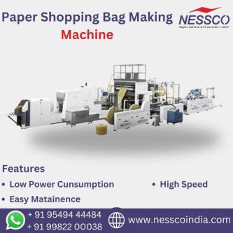 Buy Best Paper Shoping Bag Making Machine in Jaipur - Image 1