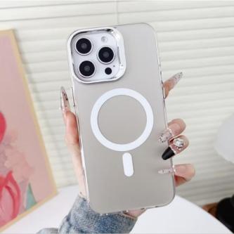 CASE Mobile Phone Solid Back Colored Edges Silver Camera … in Singapore - Image 1