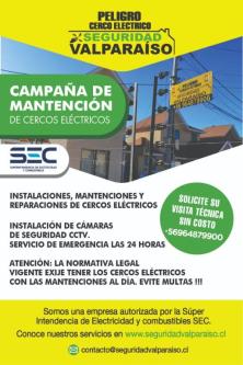 CERCOS ELECTRICOS PARA CONDOMINIOS - SEGURIDADVALPARAISO.CL en Valparaíso - Imagen 3