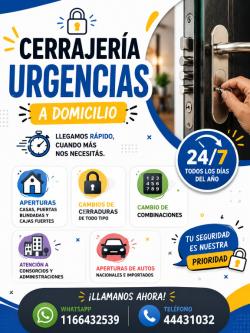 CERRAJERIALOS365DIASDELAÑOESTAMOSPARAYUDARTE24HORASSSSSSSSSSSSSS en Buenos Aires - Imagen 1
