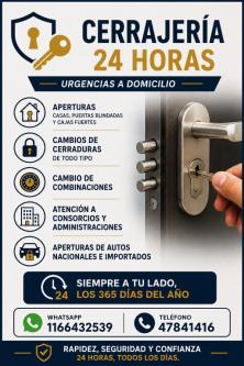 CERRAJERIALOS365DIASDELAÑOESTAMOSPARAYUDARTE24HORASSSSSSSSSSSSSS en Buenos Aires - Imagen 3