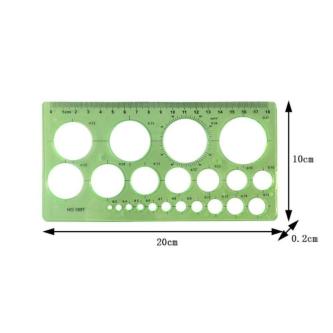 CHERRY Circle Stencil, Technical Drawing Measuring Ruler … in Singapore - Image 1