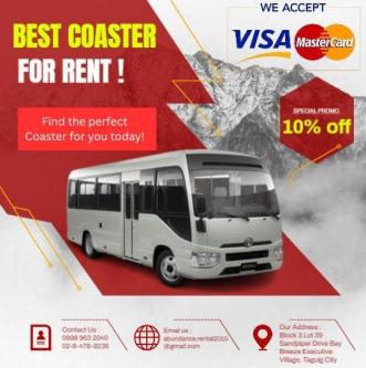 COASTER FOR RENT/TOURS/SHUTTLE in Bel-Air - Image 1
