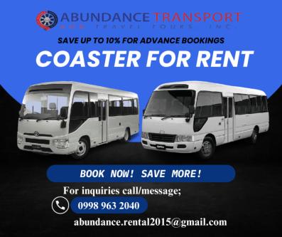 COASTER FOR RENT/TOURS/SHUTTLE in Bel-Air - Image 2