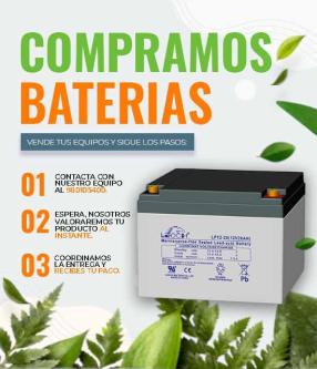 COMPRAMOS BATERIAS EN DESUSO en Lima - Imagen 1