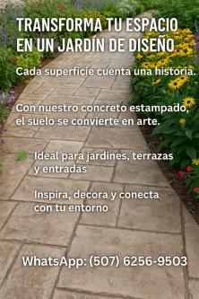 CONCRETO ESTAMPADO PTY CON ARTE FUNCIONAL - DECOCEMENTOPTY en La Chorrera - Imagen 12