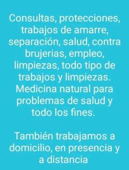 CONSULTAS, LIMPIEZAS, PROTECCIONES, VIDENCIA, TRABAJOS ESPIRITUA en Caracas - Imagen 2