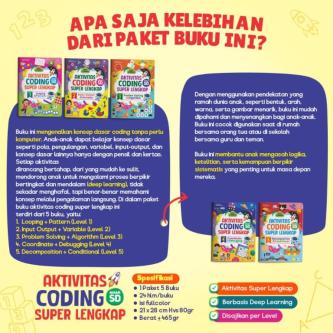 (CONTENTS 5 BOOKS) Super Complete Coding Activity Package … in Singapore - Image 1