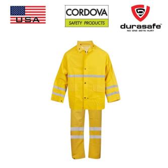 CORDOVA Riptide HV353Y Bib Rainsuit Yellow Silver Tape in Singapore - Image 1