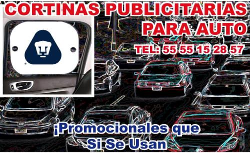 CORTINAS PERSONALIZADAS PARA VENTANAS DE AUTOS PARA PUMAS en Iztacalco - Imagen 2