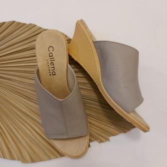 COW LEATHER CRAFT PAPIRUT SANDALS WITH 5CM HEELS, ORIGINAL … in Singapore - Image 1