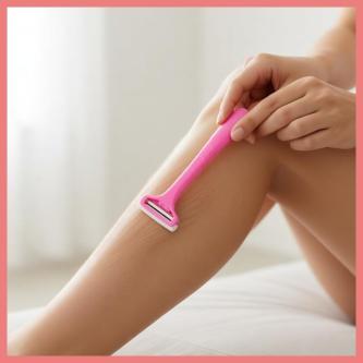 [CRAZY SALE] [daiso] Body Razor, Pink, 1pc / Korean Body … in Singapore - Image 1