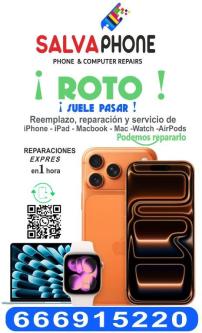 CRISTAL IPHONE ROTO -SALVA PHONE en Madrid - Imagen 6