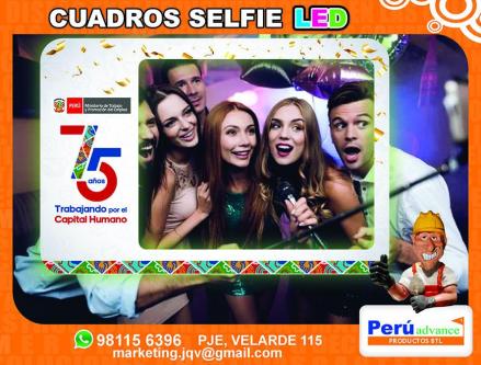 CUADRO SELFIE CON LUZ LED INALAMBRICO NEON en el Callao - Imagen 7