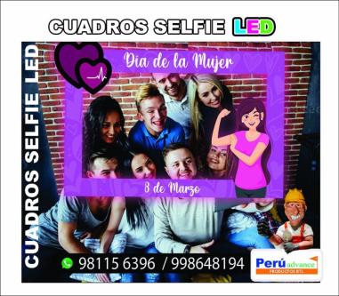 CUADRO SELFIE CON LUZ LED INALAMBRICO NEON en el Callao - Imagen 6
