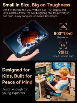 CUBOT Tab KingKong Mini Rugged Tablet 8.68-Inch HD+ Android 15 in Dubai - Image 6