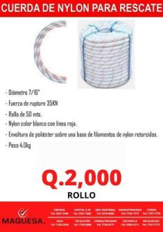 CUERDAS PARA RESCATISTAS en Retalhuleu - Imagen 1