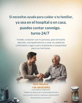 CUIDADOR DE PERSONAS MAYORES en Mislata - Imagen 1