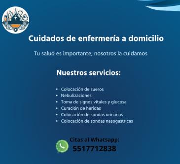 CUIDADOS DE ENFERMERÍA A DOMICILIO en Ciudad de México (CDMX) - Imagen 1