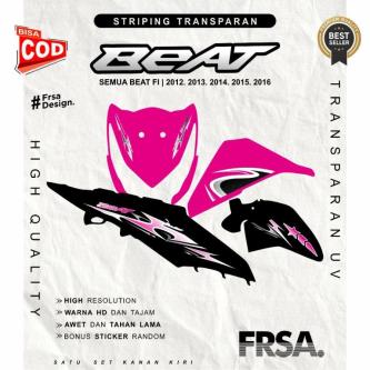 CUSTOM MOTORCYCLE STRIPING BEAT FI 2012-2016 Sticker … in Singapore - Image 1
