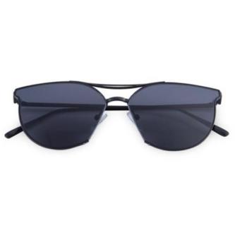 CUTE UNISEX JELLY COLOR ROUND METAL FRAME SUNGLASSES (BLACK … in Kota Kinabalu - Image 1