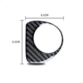 Carbon Fiber Ignition Switch Start Button Frame Trim Fit … in Kota Kinabalu - Image 1
