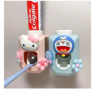 Cartoon Cute kitty Wall-Mounted Automatic Toothpaste … in Malacca Town - Image 1