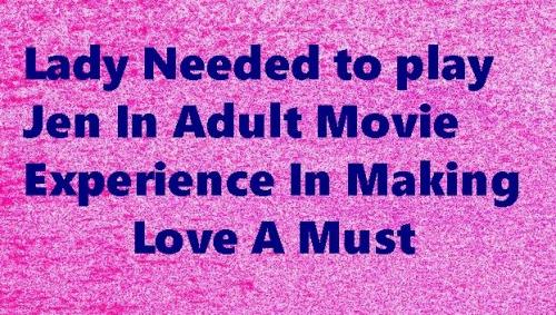 Cash In Hand For Lady To Play Jen In Adult Movie No Experience in Bournemouth - Image 1