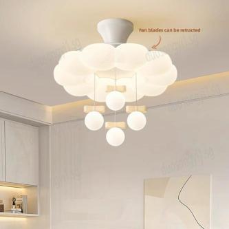 Ceiling Fan With Light Foldable Fan Blades LED Ceiling … in Singapore - Image 1