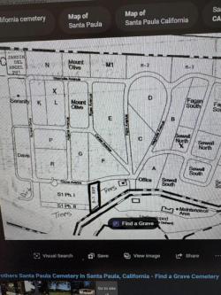 Cemetery plots In Santa Paula (transferable) in Burbank - Image 1