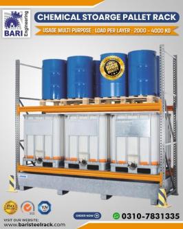 Chemical Drum Storage Pallet Racks| Chemical Storage Pallet Rack in Lahore - Image 2