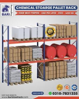 Chemical Drum Storage Pallet Racks| Chemical Storage Pallet Rack in Lahore - Image 3