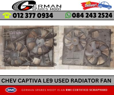 Chev Captiva LE9 Used Radiator Fan in Pretoria - Image 1