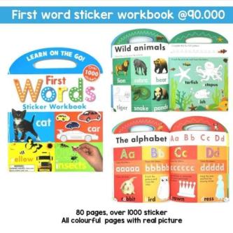 Children's Book First Words Sticker WorkBook in Shah Alam - Image 1