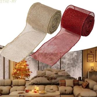 Christmas Ribbon Easy To Use Perfect For Crafts Versatile … in Ipoh - Image 1