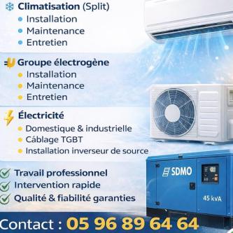 Climatisation et électricité à Abidjan - Photo 1