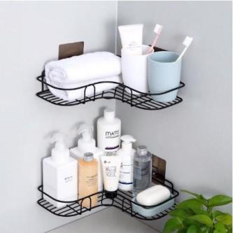 Code A - Bathroom Corner Shelf Toilet Washing Rack … in Singapore - Image 1