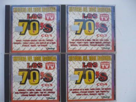 Coleccion (4 Cds) HISTORIA ROCK NACIONAL en Muñiz - Imagen 1